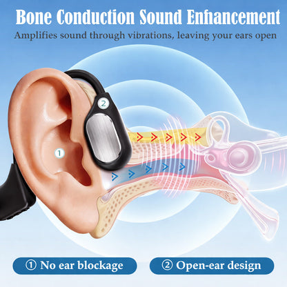 🔥 Final 2 Hours : Only Limited Stock Left🏆Pryxo™ Bone Conduction Smart Hearing Headphones （Mayo Clinic Recommended）