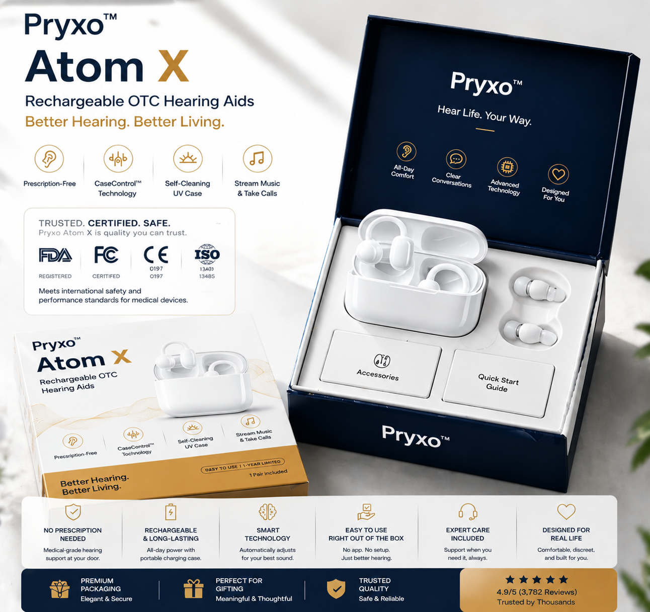 🔥 Today Only! 👂 Atom X Smart Hearing Aids — Hear Clearly, Feel Confident Again 💖🔊