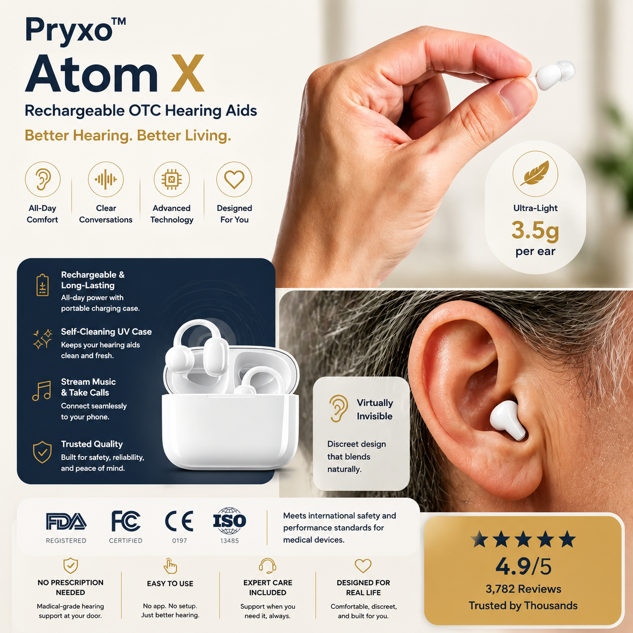 🔥 Today Only! 👂 Atom X Smart Hearing Aids — Hear Clearly, Feel Confident Again 💖🔊
