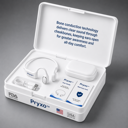 🔥 Final 2 Hours : Only Limited Stock Left🏆Pryxo™ Bone Conduction Smart Hearing Headphones （Mayo Clinic Recommended）